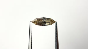 1.11ct 13.74x4.86x2.36mm GIA VVS1 Fancy Yellow-Brown Geo Marquise Step Cut 🇿🇦 27372-01