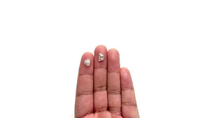3.14cttw 2pc 9.33x6.32x3.34mm 8.70x6.90x3.54mm Polished Raw Diamond Matching Pair 🇨🇦 27705-01