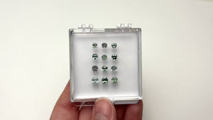 OFFLINE PARCEL 6.87cttw 12pc Cut Corner Square Step Cut Sapphire Parcel 23903-21