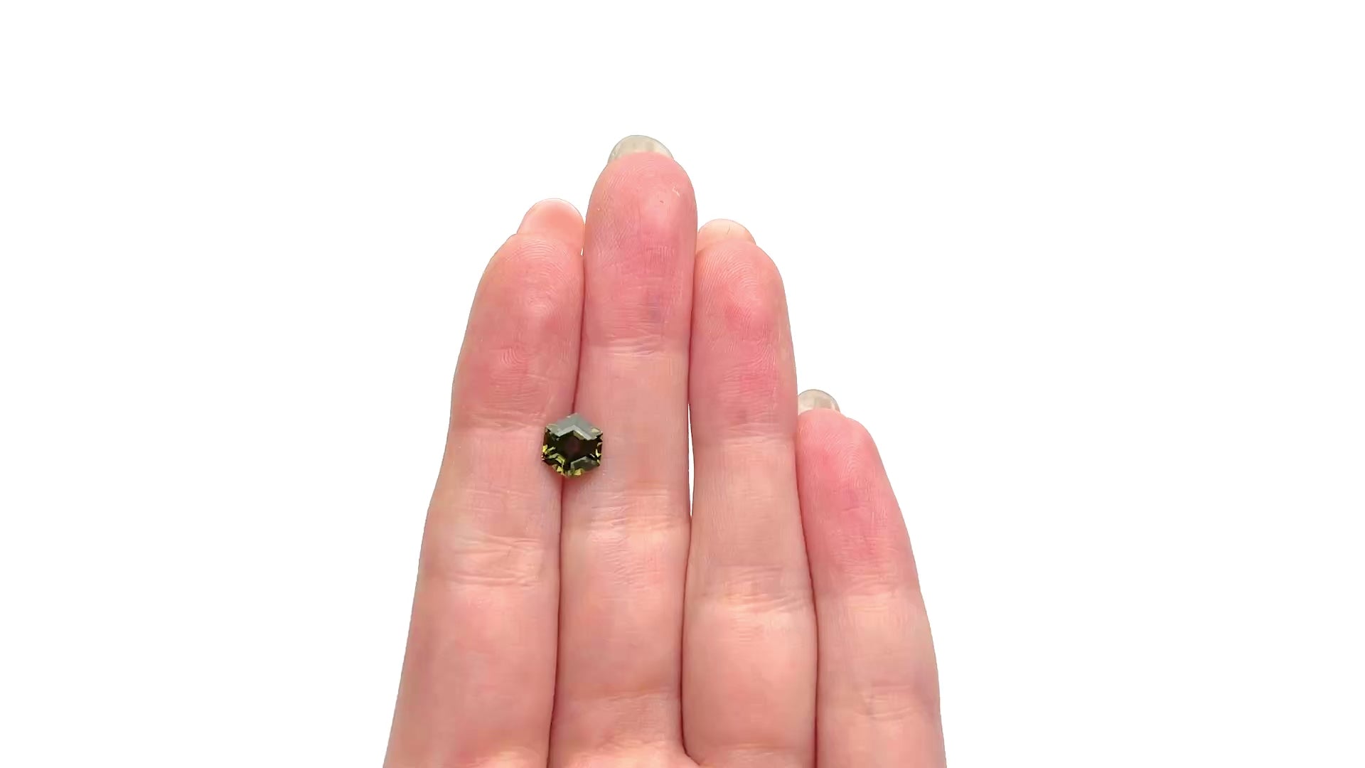 1.80ct 7.73x6.67x4.60mm Hexagon Step Cut Sapphire 26334-01