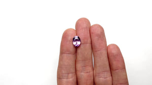 3.54ct 10.88x8.07x5.05mm Geo Oval Brilliant Sapphire 27208-01