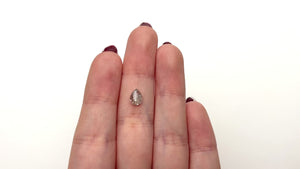 0.80ct 7.63x5.56x2.58mm Pear Rosecut 26787-35