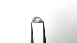 0.90ct 9.31x4.46x2.44mm Half Moon Rosecut 27545-09