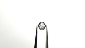 0.55ct 6.10x5.29x2.30mm Hexagon Rosecut 23189-12