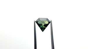2.84ct 9.76x10.81x4.72mm Shield Step Cut Sapphire 26727-01