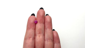 0.71ct 5.53x5.51x3.36mm Round Brilliant Sapphire 27957-23