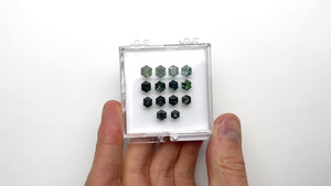 14.52cttw 14pc Hexagon Step Cut Sapphire Parcel 23498-00