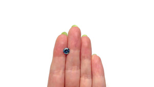 1.29ct 6.51x6.49x4.12mm Round Brilliant Sapphire 26524-17