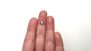 1.35ct 8.01x5.93x3.44mm Pear Rosecut 27538-15