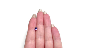 0.76ct 5.86x4.97x3.57mm Geo Oval Brilliant Sapphire 28204-01