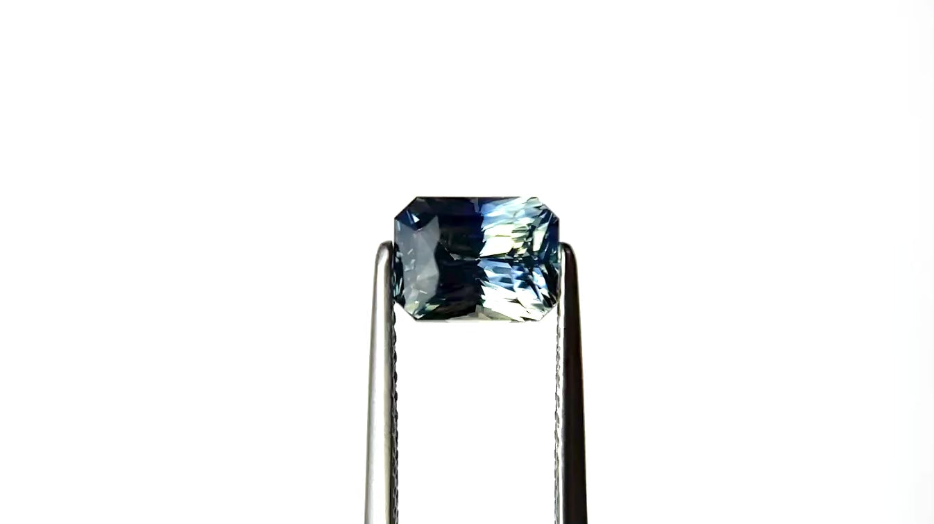 2.12ct 7.28x5.56x5.18mm Cut Corner Rectangle Brilliant Sapphire 27509-01