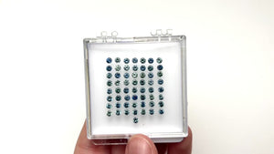 OFFLINE PARCEL 7.48cttw 55pc 3mm Round Brilliant Sapphire Parcel 26137-01