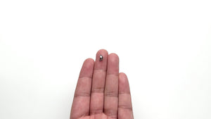 0.67ct 8.25x4.60x2.88mm Crescent Moon Rosecut 25460-07