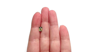 1.53ct 7.54x5.18x3.55mm Flame Step Cut Sapphire 27470-01