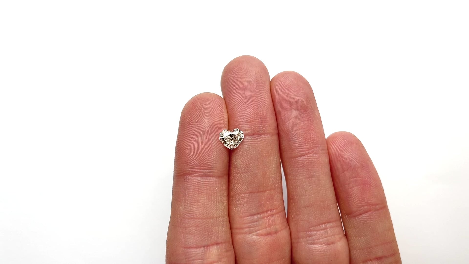 1.43ct 6.43x7.28x4.43mm GIA VS2 M Geo Heart Step Cut 26314-01