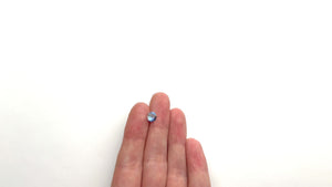 0.87ct 6.07x6.05x3.19mm Round Brilliant Sapphire 24337-01