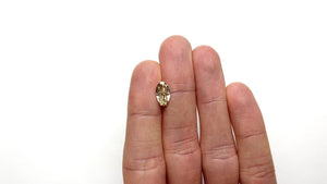 2.01ct 11.59x6.61x3.21mm GIA VS2 Fancy Brown-Yellow Geo Oval Step Cut 🇿🇦 26096-01
