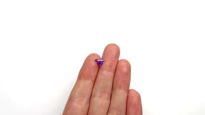 1.01ct 5.97x7.57x3.86mm Shield Brilliant Sapphire 25322-01