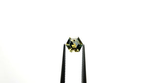 1.02ct 6.76x5.91x3.45mm Hexagon Step Cut Sapphire 23088-02