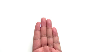 0.51ct 8.53x3.04x1.72mm Baguette Step Cut Sapphire 27721-12