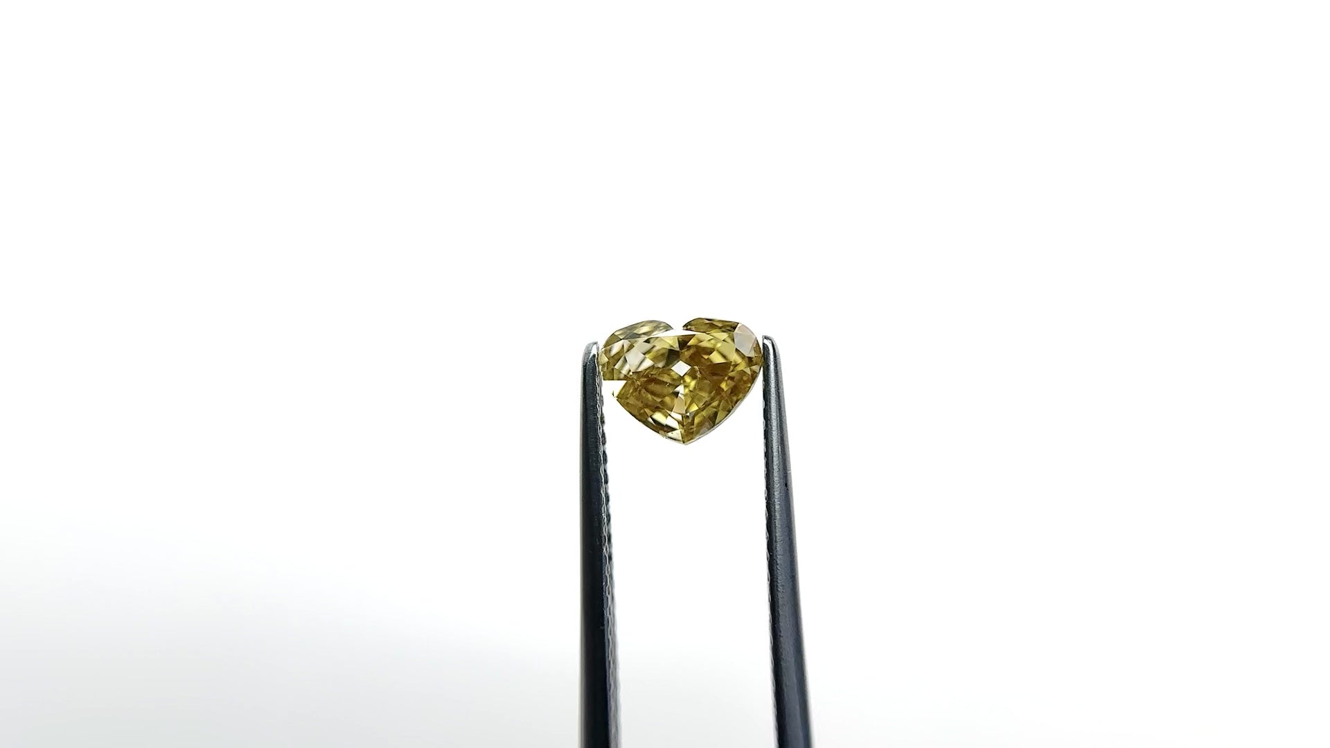 1.01ct 5.68x7.23x3.10mm GIA SI1 Fancy Deep Brownish Yellow Heart Brilliant 28350-01