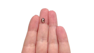 0.97ct 7.45x5.05x2.81mm Hexagon Rosecut 27537-33