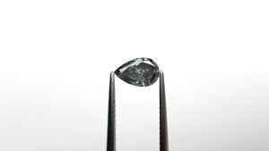 1.02ct 8.24x5.25x3.31mm GIA SI2 Fancy Grey Pear Brilliant 26129-01