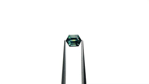 1.44ct 7.21x5.37x4.39mm Hexagon Step Cut Sapphire 26728-01