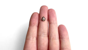 1.12ct 7.25x6.03x3.13mm Pear Double Cut 26785-16