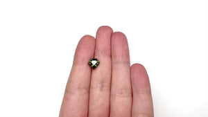 2.99ct 8.66x9.11x6.03mm Shield Step Cut Sapphire 27351-01