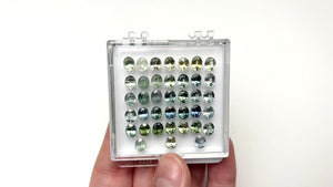 OFFLINE PARCEL 31.70cttw 39pc 6x5mm Oval Brilliant Sapphire Parcel 26158-04