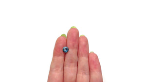1.25ct 6.69x6.65x3.88mm Round Brilliant Sapphire 26524-11