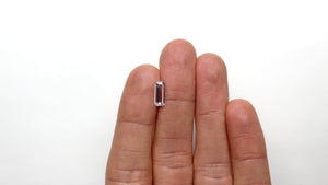 1.10ct 10.91x4.28x2.17mm Cut Corner Rectangle Step Cut Sapphire 23167-01