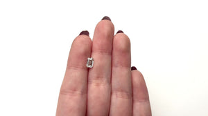 1.00ct 7.01x4.58x3.07mm VVS2 J Cut Corner Rectangle Step Cut 27376-13