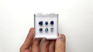 7.27cttw 6pc Assorted Rosecut Sapphire Parcel 20030-03