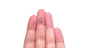 0.67ct 7.02x4.32x2.40mm Hexagon Rosecut 23189-18