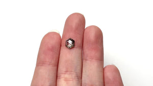 1.14ct 7.90x6.36x2.68mm Hexagon Rosecut 27225-53