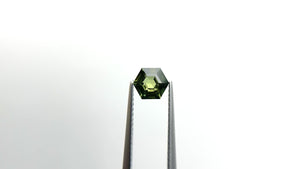 0.83ct 6.35x5.52x3.22mm Hexagon Step Cut Sapphire 23485-03