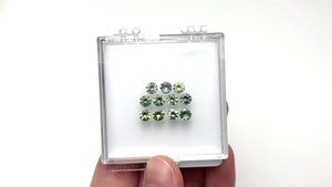 OFFLINE PARCEL 7.20cttw 11pc 5mm Round Brilliant Sapphire Parcel  23458-02