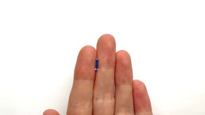 0.21ct 7.57x1.99x1.24mm Baguette Step Cut Sapphire 23150-01