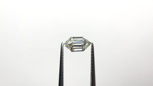 1.01ct 8.80x4.67x3.39mm GIA VVS2 L Hexagon Step Cut 25078-01