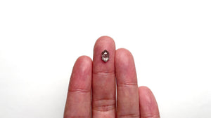 1.11ct 8.82x5.19x2.94mm Hexagon Rosecut 23834-50