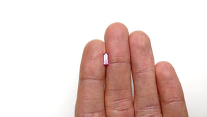 0.53ct 7.60x3.02x2.07mm Cut Corner Rectangle Step Cut Sapphire 23779-09