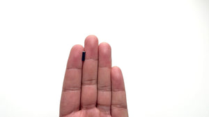 0.74ct 10.02x3.02x2.11mm Baguette Step Cut Sapphire 23769-02