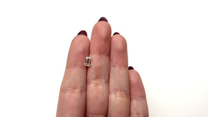 1.00ct 6.86x4.84x2.86mm VS1 L Cut Corner Rectangle Step Cut 27376-08