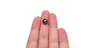 3.25ct 9.54x8.38x4.54mm Hexagon Rosecut 27550-02