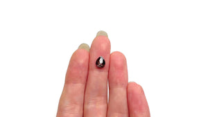 0.97ct 7.66x5.99x2.52mm Pear Rosecut 24503-22
