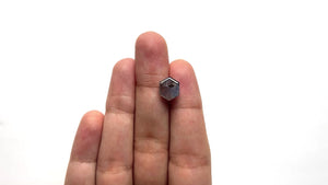 4.21ct 10.23x8.44x6.01mm Hexagon Step Cut Sapphire 24234-01