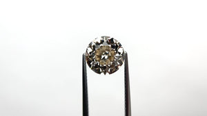 5.10ct 10.30x10.26x7.27mm GIA SI1 Q-R Modern Antique Old European Cut 27077-01