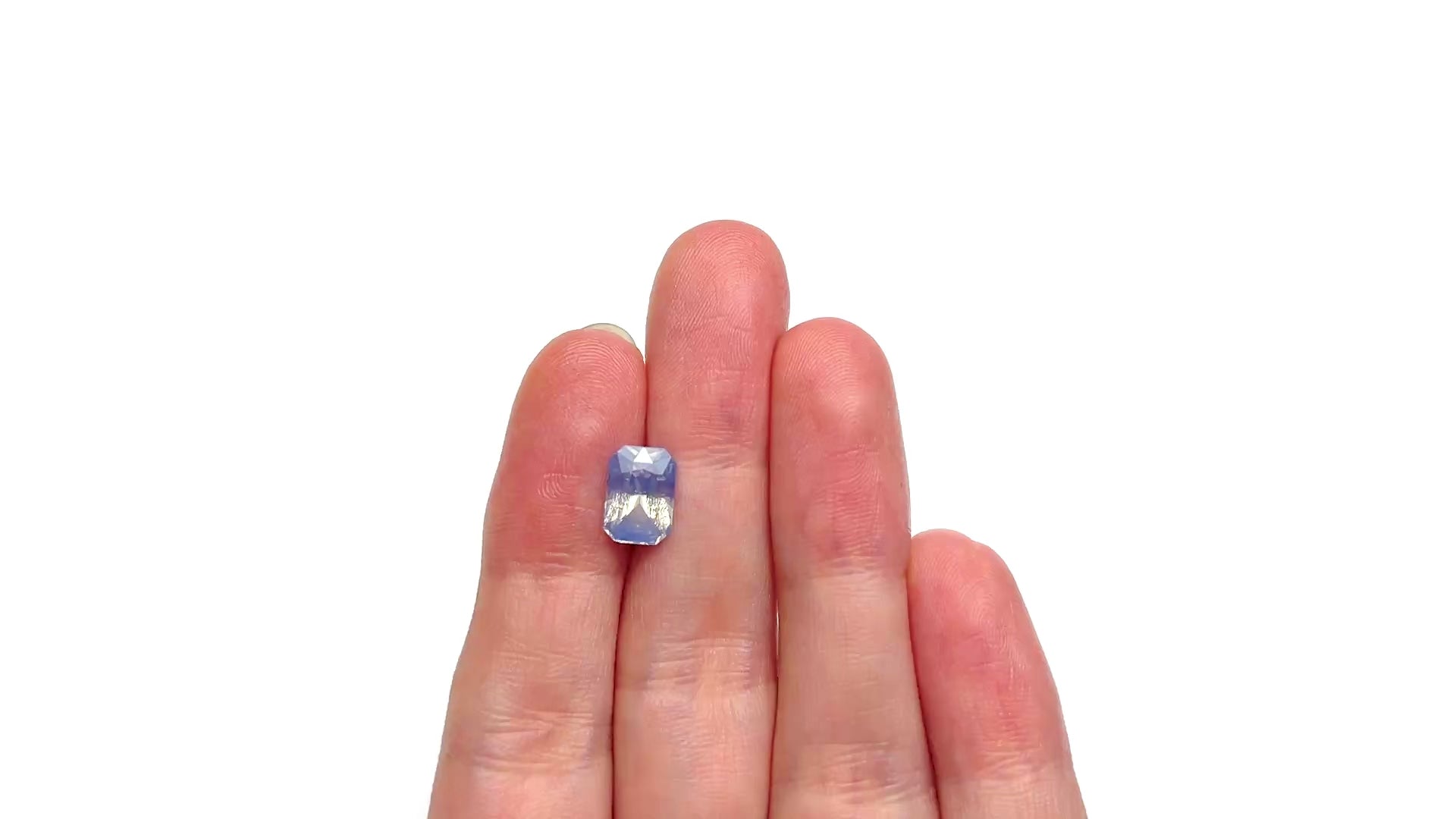 2.60ct 8.95x6.24x4.82mm Cut Corner Rectangle Brilliant Sapphire 26774-01